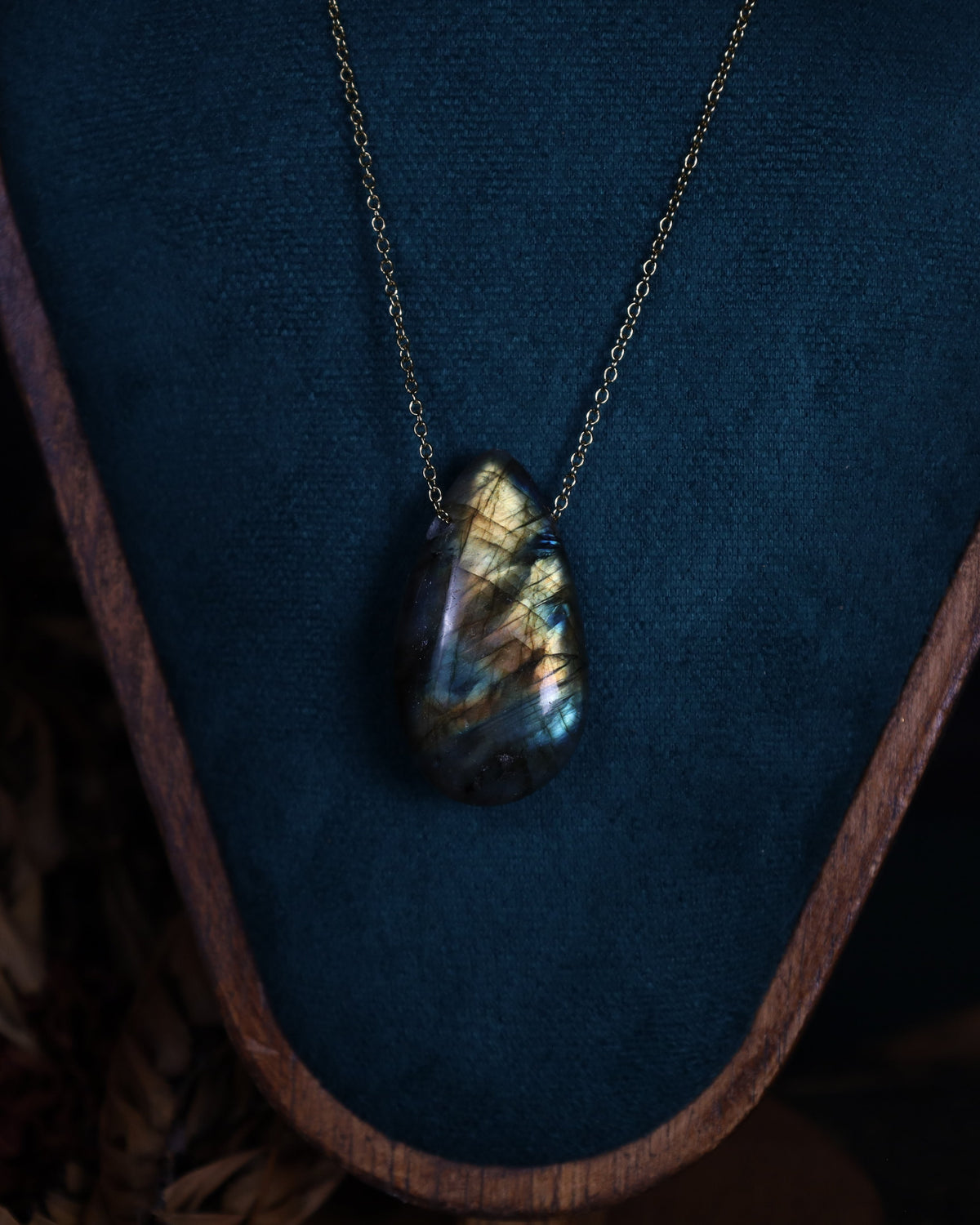 Labradorit Teardrop Anhänger