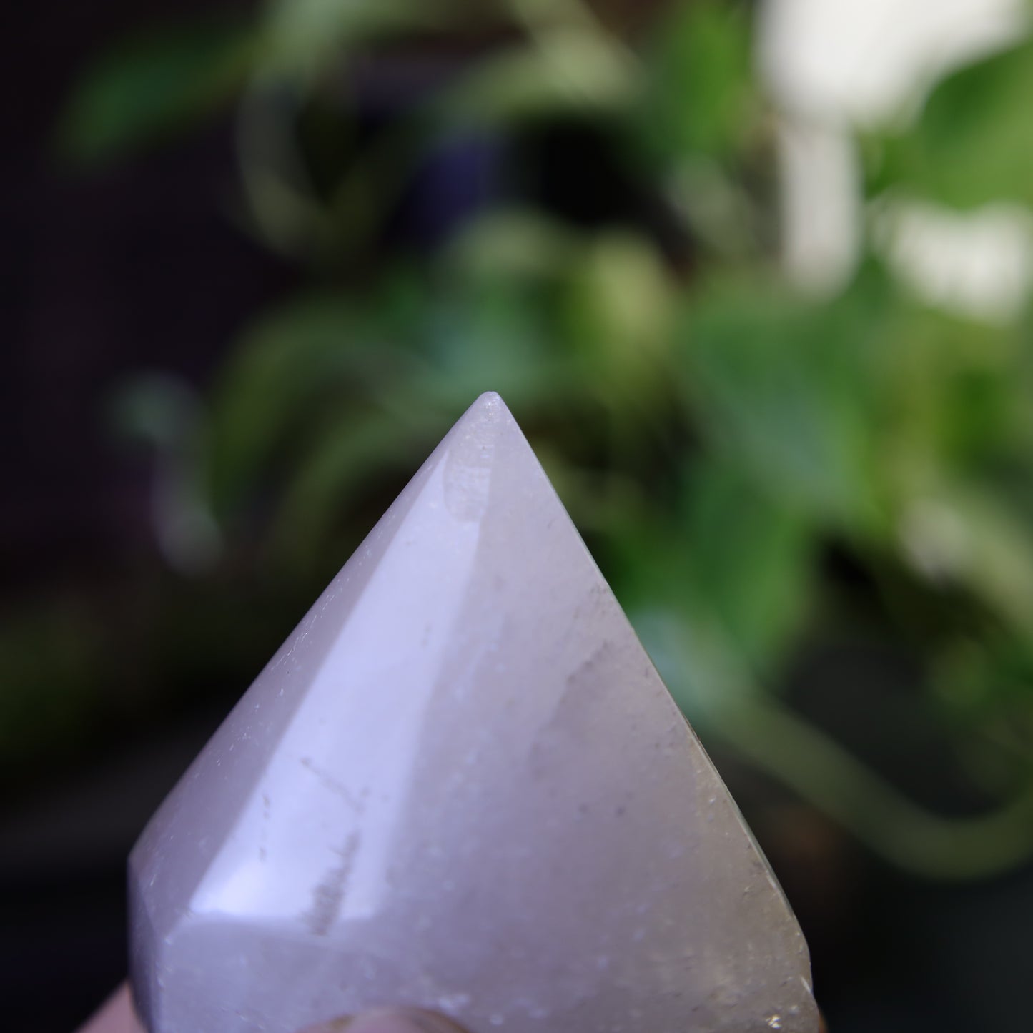 Large rock crystal point