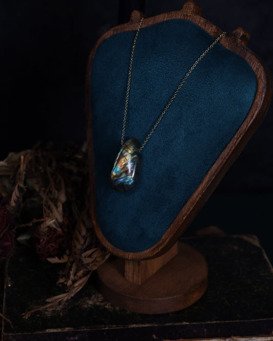 Labradorit Teardrop Anhänger