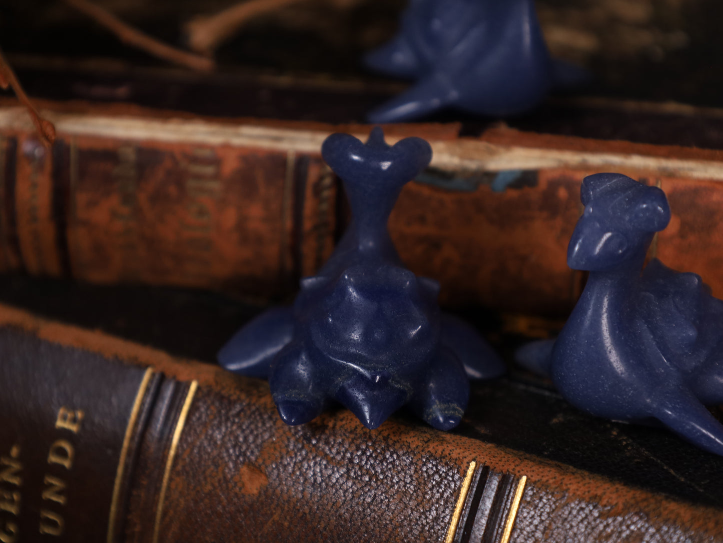 Lapras Figur aus Achat | ca. 3 cm