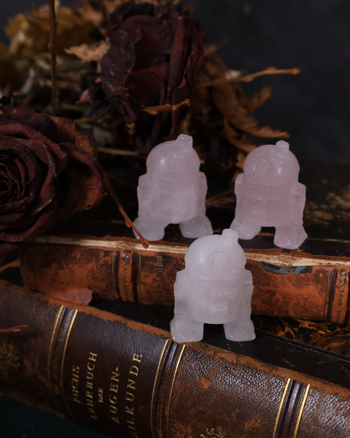 R2D2 figurine made of quartz | approx. 4 cm