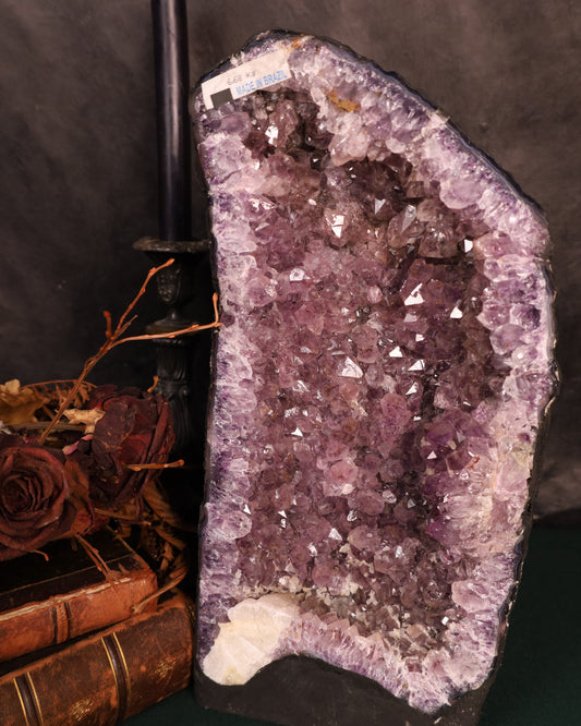 Amethystdruse aus Brasilien | 6,68 kg | 36 cm hoch – 16 cm breit